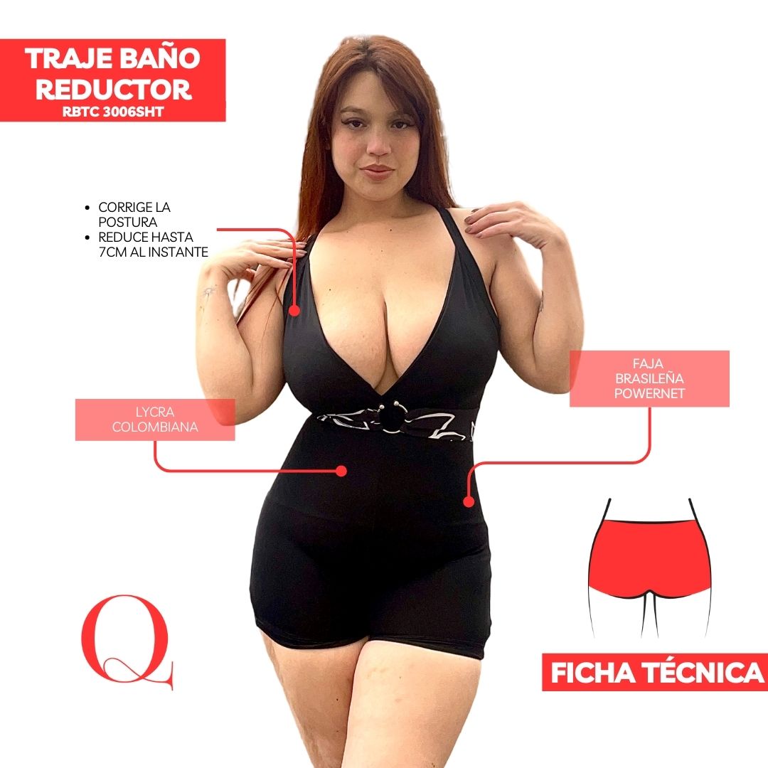 TERNOS DE BAÑO CON FAJA - TIPO SHORT O ENTERIZO FAJA